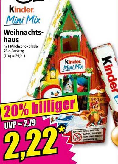 Kinder Mini Mix Weihnachtshaus