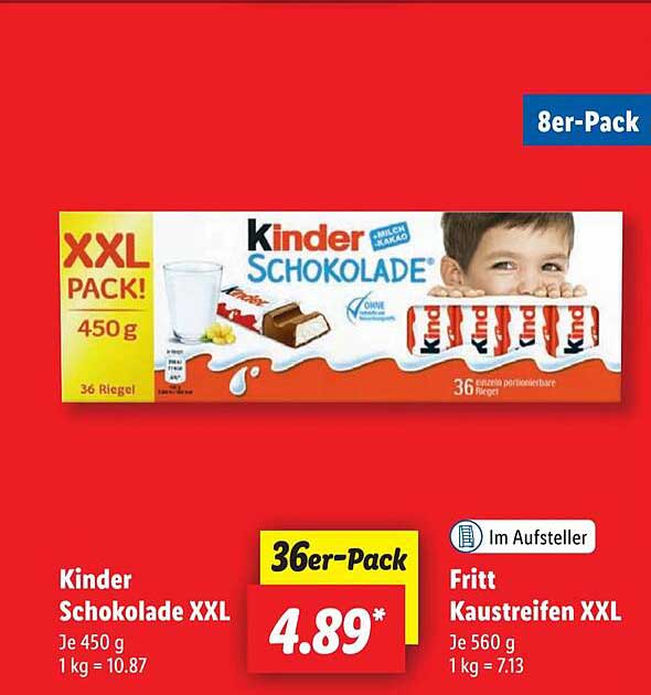 Kinder Schokolade XXL