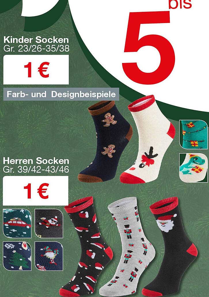 Kinder Socken  
Herren Socken