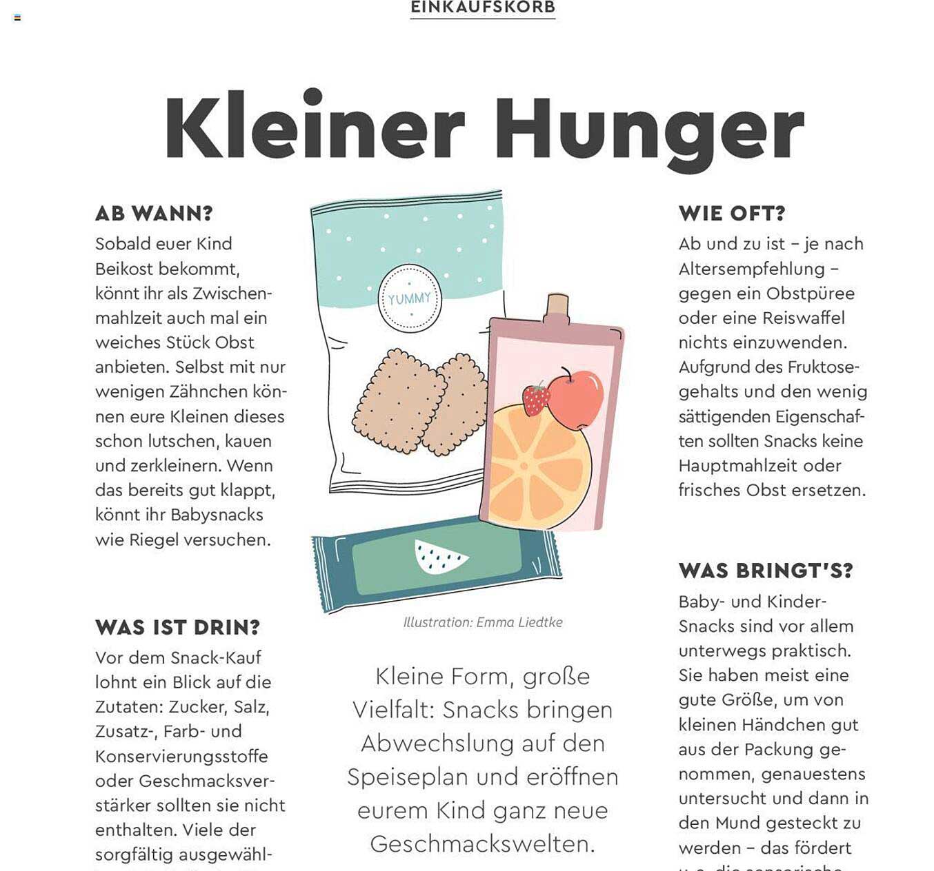 Kleiner Hunger