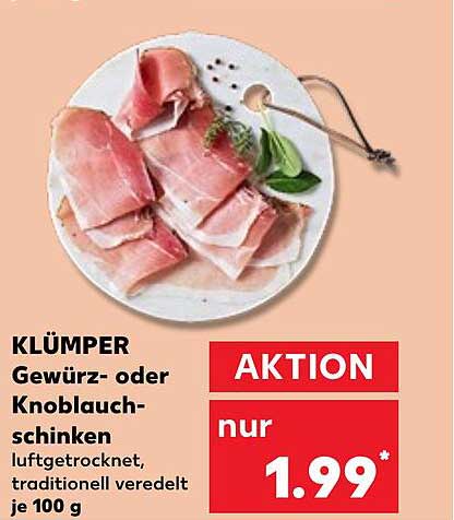 KLÜMPER Gewürz- oder Knoblauchschinken