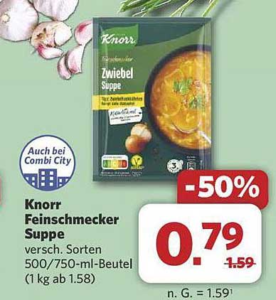 Knorr Feinschmecker Zwiebel Suppe