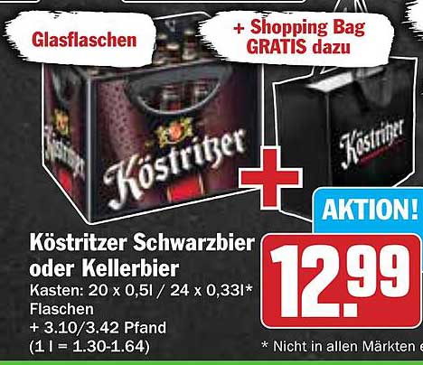 Köstritzer Schwarzbier oder Kellerbier