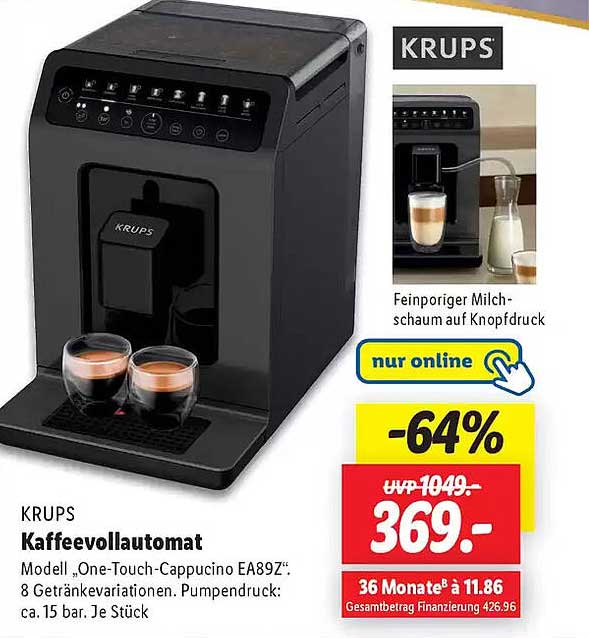 KRUPS Kaffeevollautomat