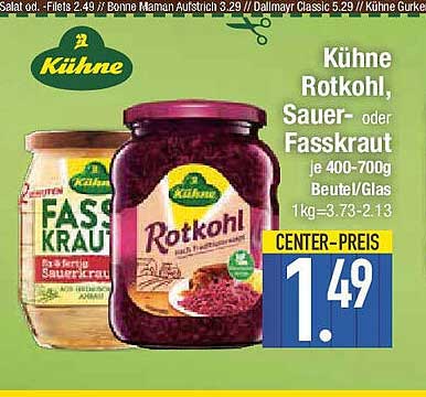 Kühne Rotkohl, Sauer- oder Fasskraut