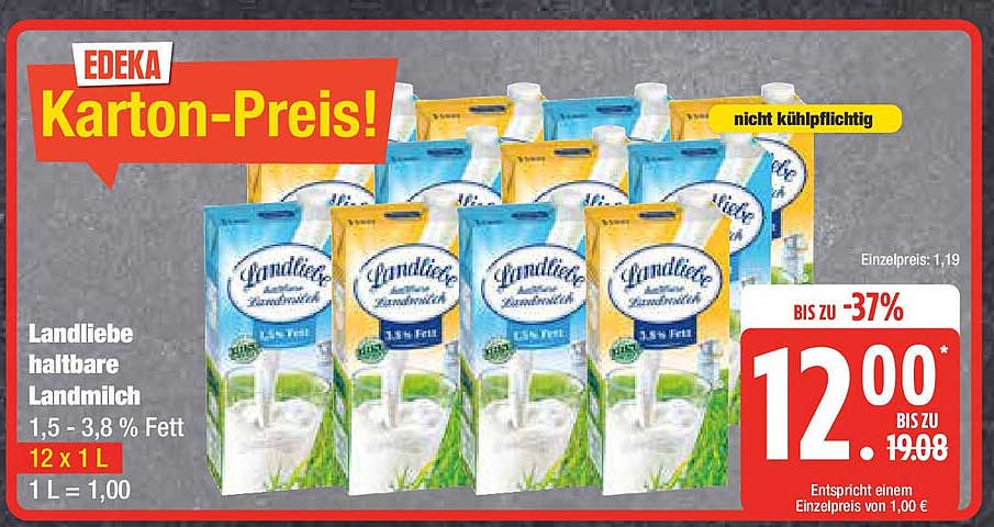 Landliebe haltbare Landmilch