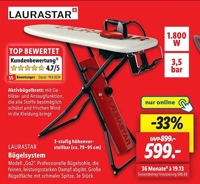 LAURASTAR Bügelsystem