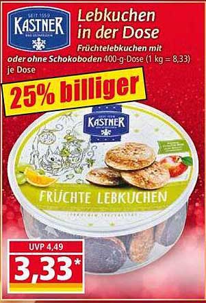 Lebkuchen in der Dose