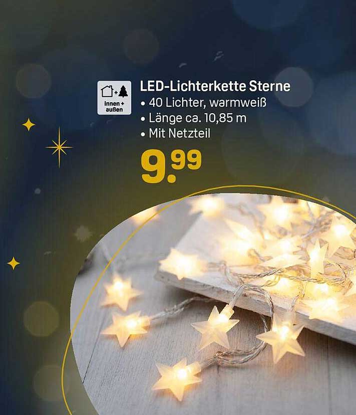 LED-Lichterkette Sterne