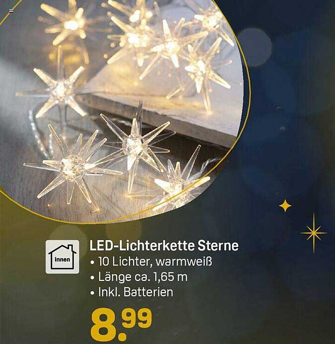 LED-Lichterkette Sterne