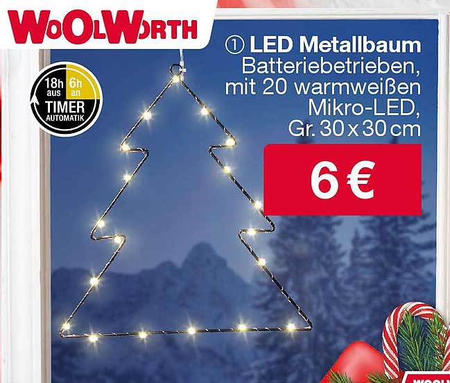 LED Metallbaum