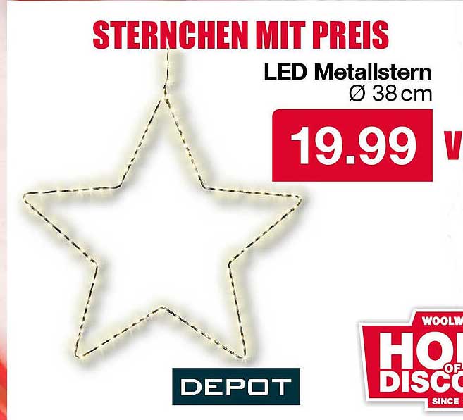 LED Metallstern