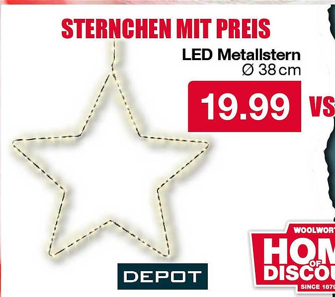 LED Metallstern