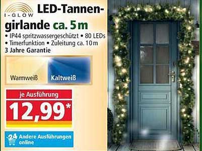 LED-Tannengirlande