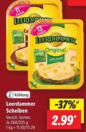 Leerdammer Scheiben