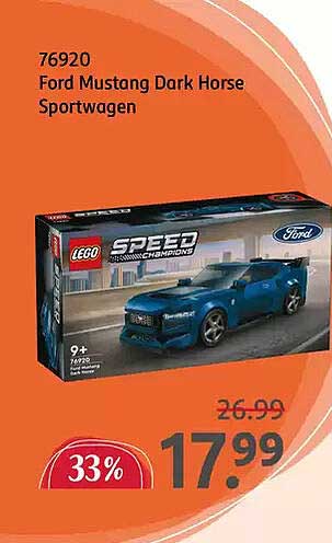 LEGO Speed Champions Ford Mustang Dark Horse Sportwagen