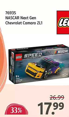 LEGO Speed Champions NASCAR Next Gen Chevrolet Camaro ZL1