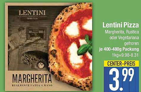 Lentini Pizza Margherita