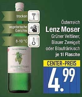 Lenz Moser Grüner Veltliner, Blauer Zweigelt oder Blaufränkisch