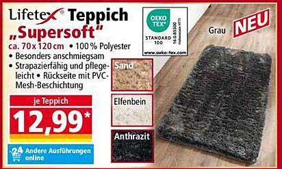 Lifetex Teppich „Supersoft“