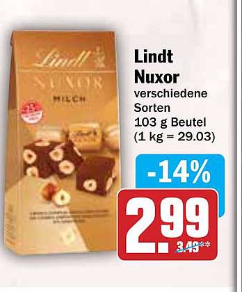 Lindt Nuxor