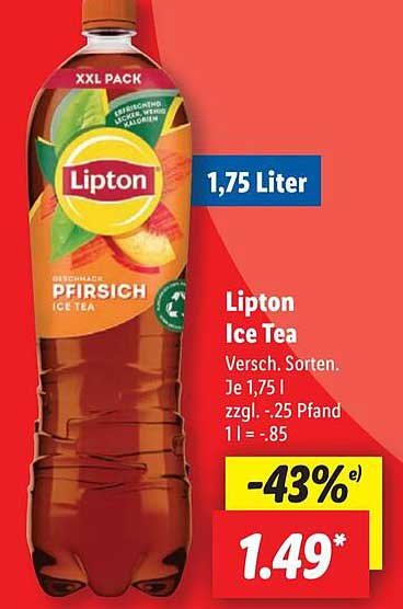 Lipton Ice Tea Pfirsich