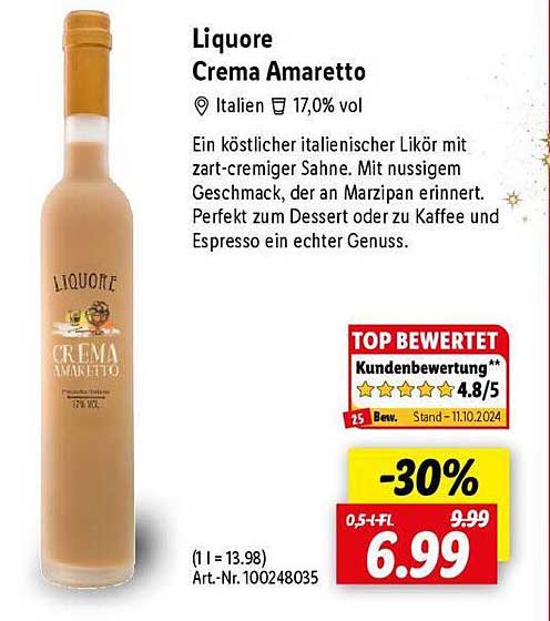 Liquore Crema Amaretto