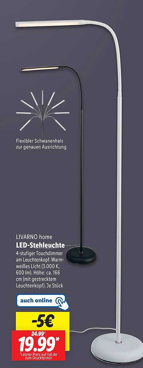 LIVARNO home LED-Stehleuchte