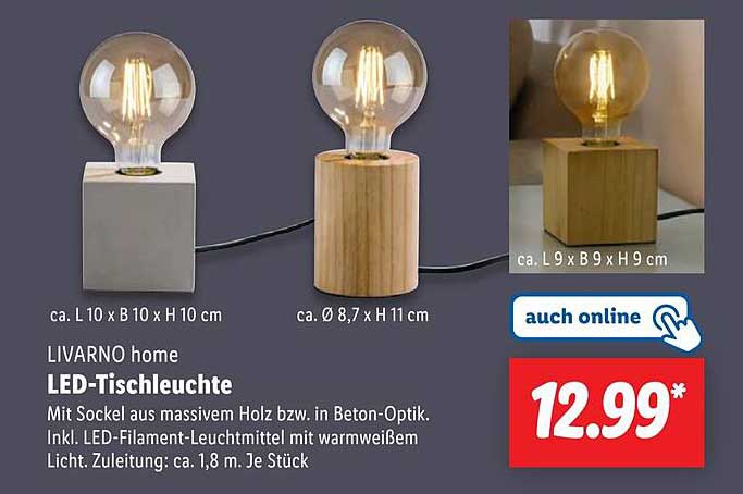 LIVARNO home LED-Tischleuchte