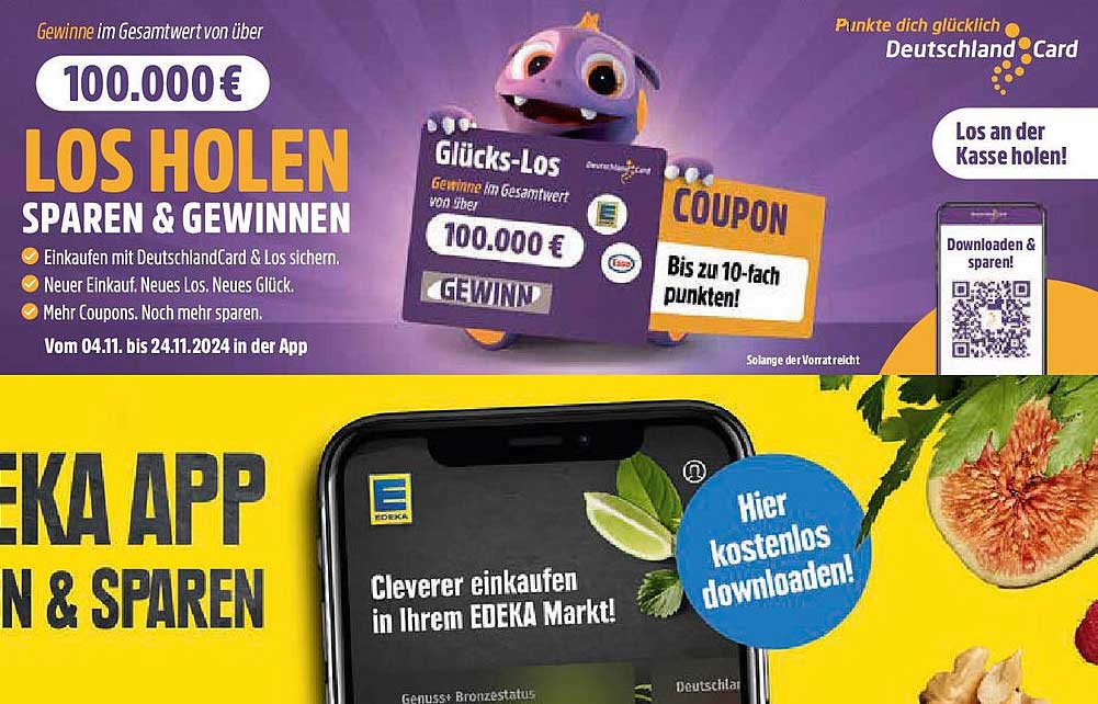 LOS HOLEN  
SPAREN & GEWINNEN  