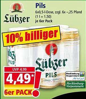 Lübzer Pils 6er PACK