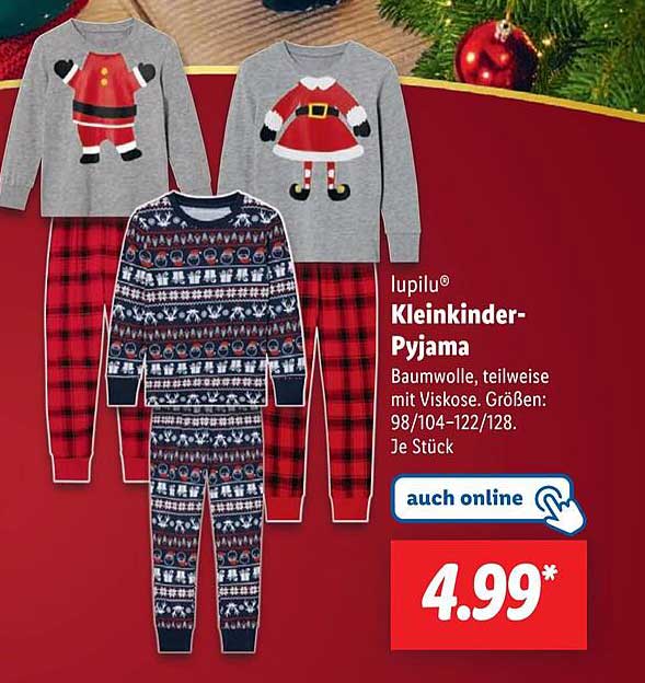 lupilu® Kleinkinder-Pyjama