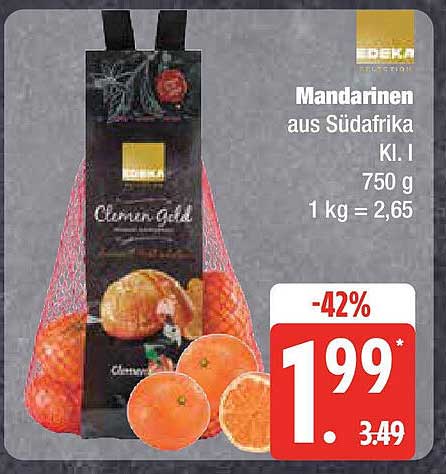 Mandarinen aus Südafrika