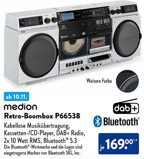 medion Retro-Boombox P66538