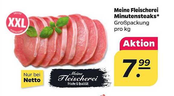 Meine Fleischerei Minutensteaks*