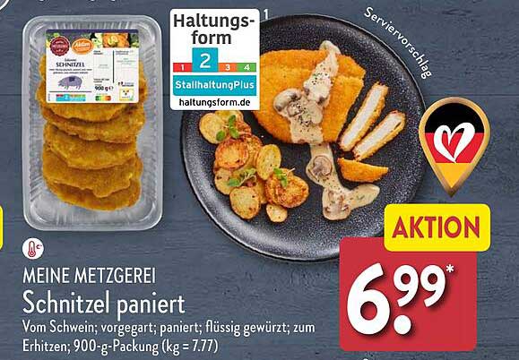 MEINE METZGEREI Schnitzel paniert