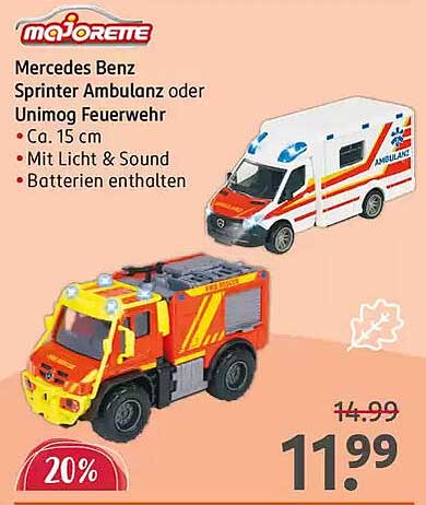 Mercedes Benz Sprinter Ambulanz oder Unimog Feuerwehr