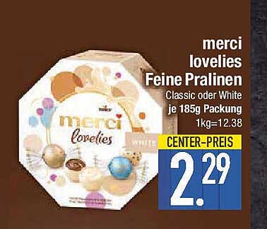 merci lovelies Feine Pralinen