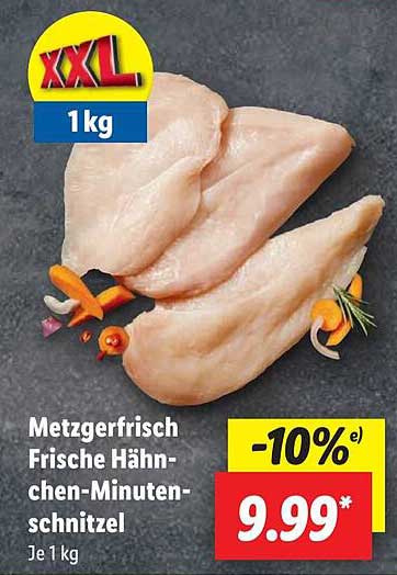 Metzgerfrisch Frische Hähnchen-Minuten-schnitzel