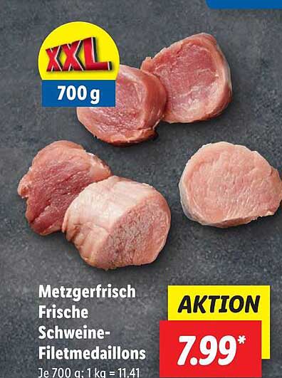 Metzgerfrisch Frische Schweine-Filetmedaillons