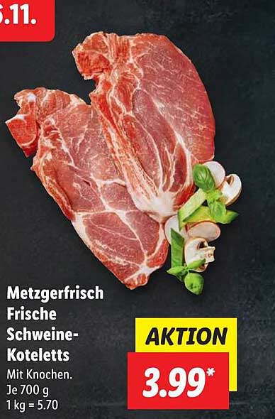 Metzgerfrisch Frische Schweine-Koteletts