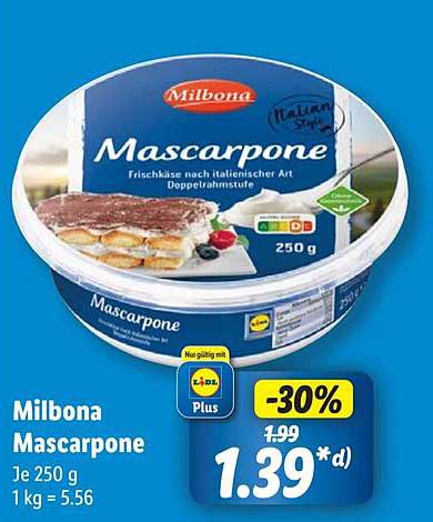 Milbona Mascarpone