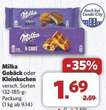 Milka Gebäck oder Kleinkuchen