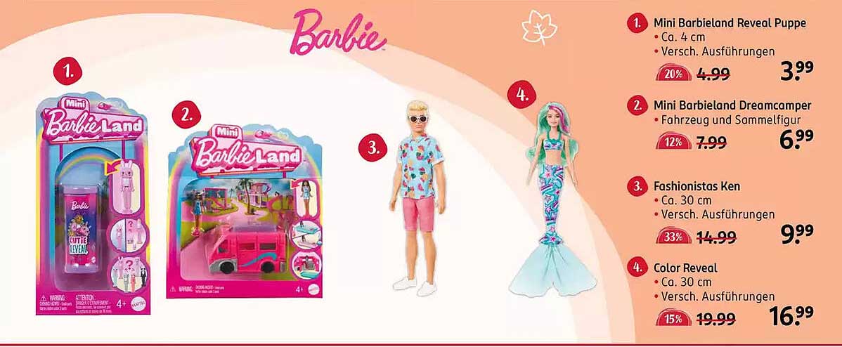 Mini Barbie Land Reveal Puppe