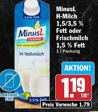 MinusL H-Milch