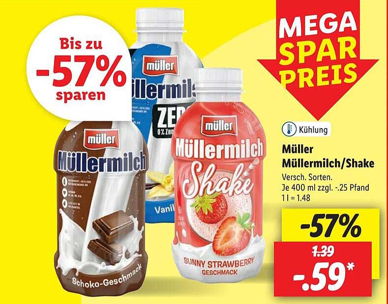 Müller Müllermilch/Shake