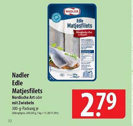 Nadler Edle Matjesfilets