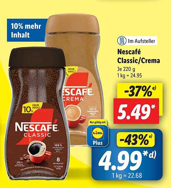 Nescafé Classic/Crema