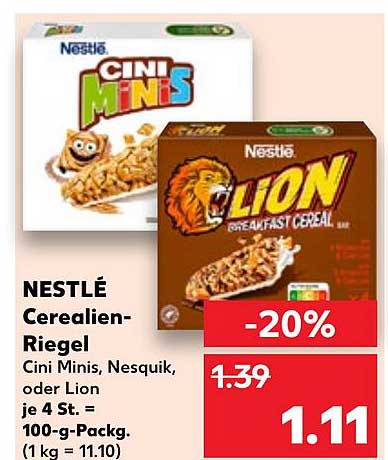 NESTLÉ Cerealien-Riegel