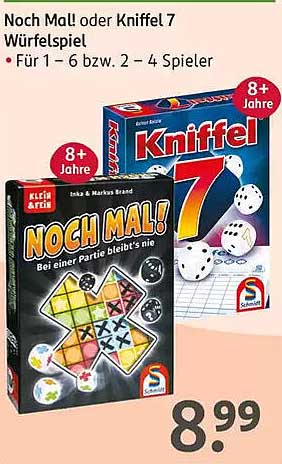 Noch Mal! oder Kniffel 7 Würfelspiel